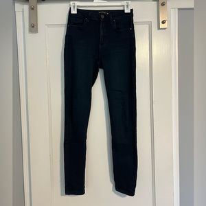 Just Black Denim high rise, skinny - Dark Blue size 25